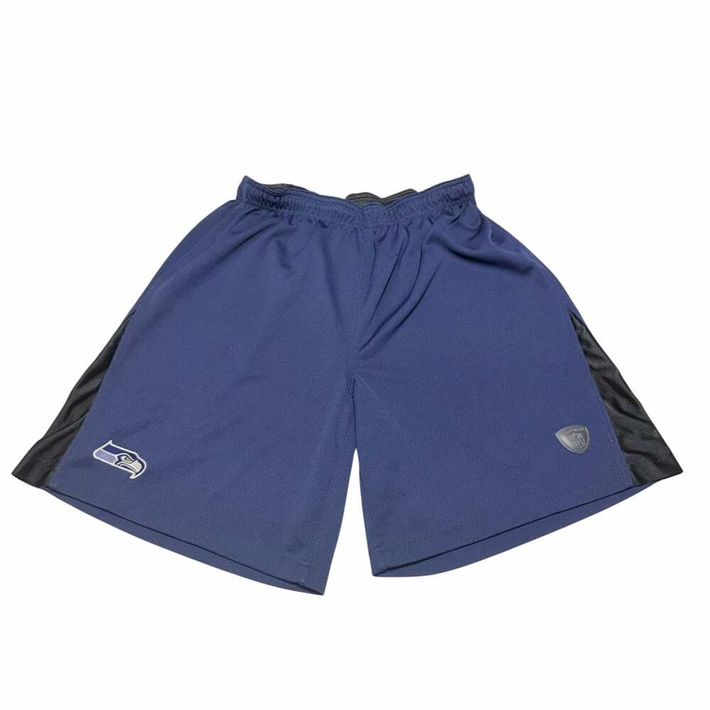 Reebok Seattle Seahawks Onfield Shorts Size M Blue Performance NFL